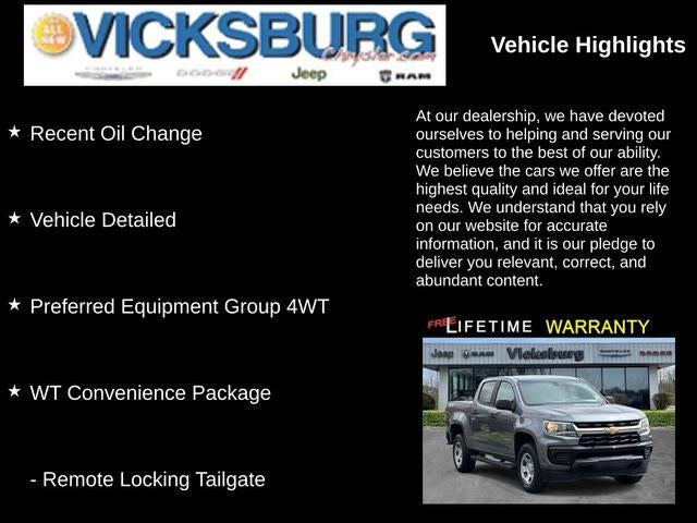 2021 Chevrolet Colorado 4WD Crew Cab Short Box WT