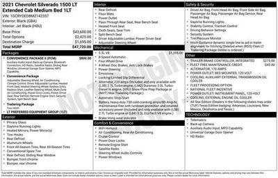 2021 Chevrolet Silverado 1500 4WD Double Cab Standard Bed LT