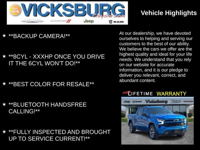 2022 Chevrolet Silverado 1500 4WD Crew Cab Short Bed RST