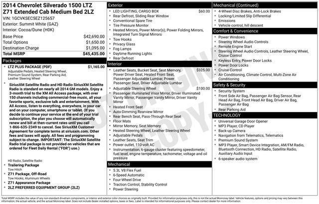 2014 Chevrolet Silverado 1500 2LZ