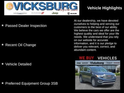 2017 GMC Acadia SLE-2
