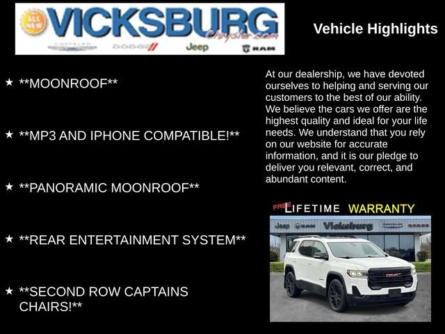 2023 GMC Acadia SLE