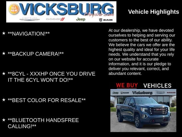 2019 GMC Sierra 1500 AT4