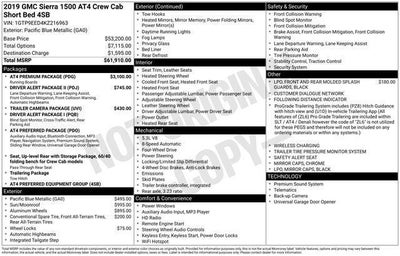 2019 GMC Sierra 1500 AT4