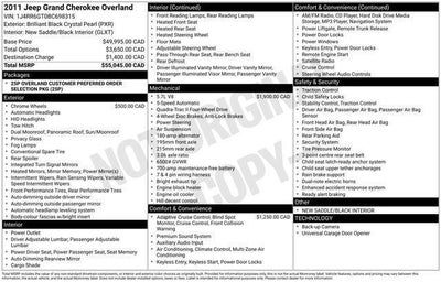 2011 Jeep Grand Cherokee Overland