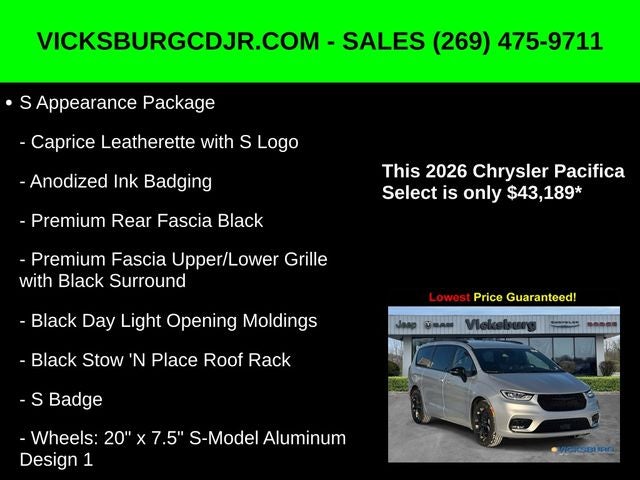 2026 Chrysler Pacifica PACIFICA SELECT