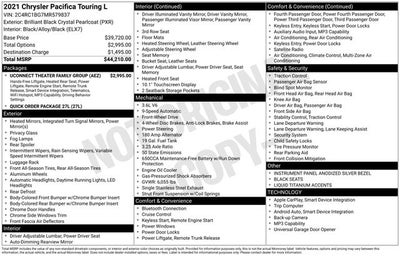 2021 Chrysler Pacifica Touring L