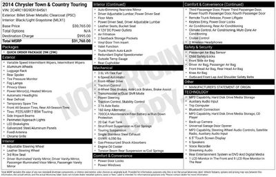 2014 Chrysler Town & Country Touring