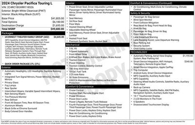 2024 Chrysler Pacifica Touring L