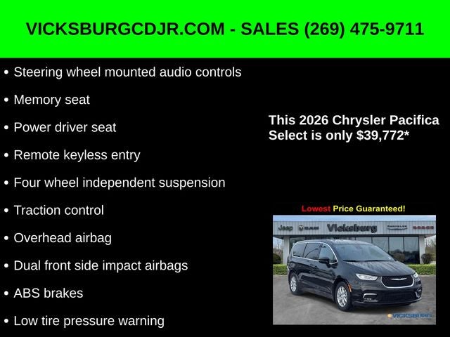 2026 Chrysler Pacifica PACIFICA SELECT