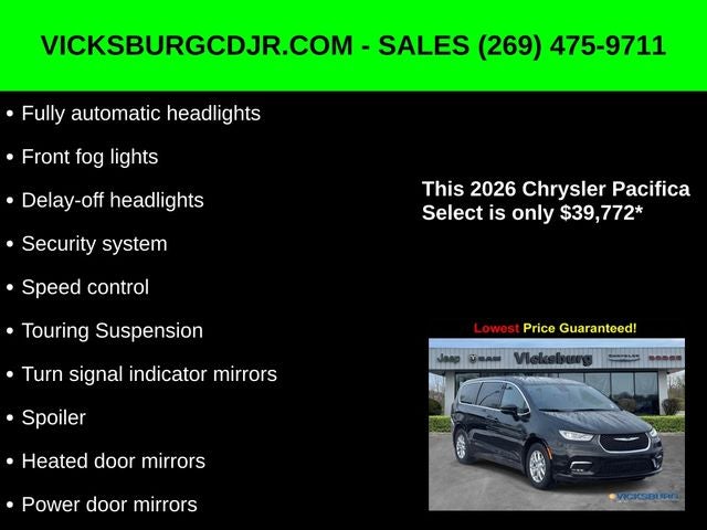 2026 Chrysler Pacifica PACIFICA SELECT