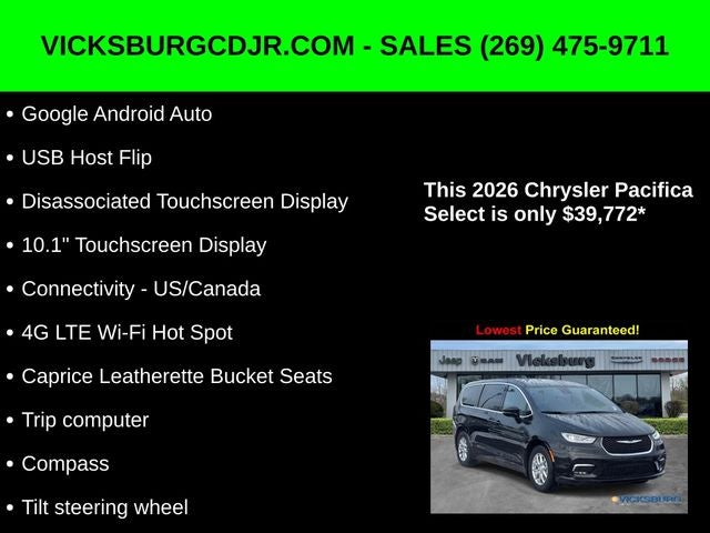 2026 Chrysler Pacifica PACIFICA SELECT