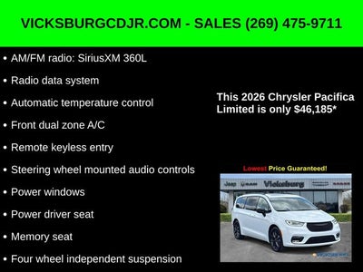 2026 Chrysler Pacifica PACIFICA LIMITED