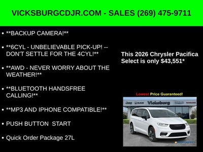 2026 Chrysler Pacifica PACIFICA SELECT AWD