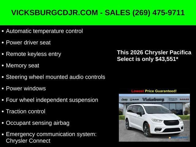 2026 Chrysler Pacifica PACIFICA SELECT AWD
