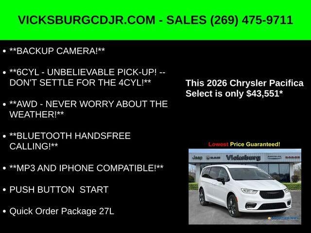 2026 Chrysler Pacifica PACIFICA SELECT AWD