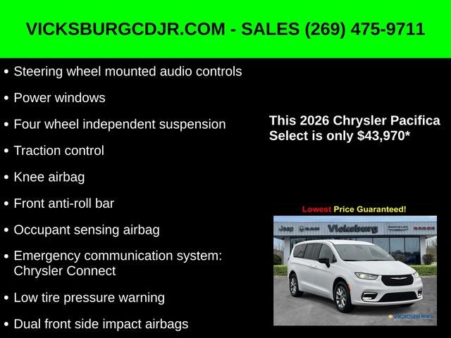 2026 Chrysler Pacifica PACIFICA SELECT AWD