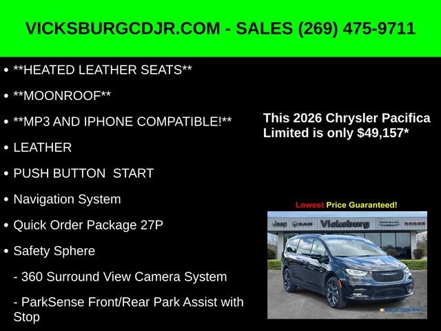 2026 Chrysler Pacifica PACIFICA LIMITED AWD