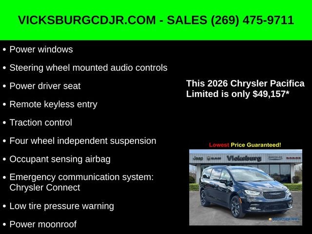 2026 Chrysler Pacifica PACIFICA LIMITED AWD