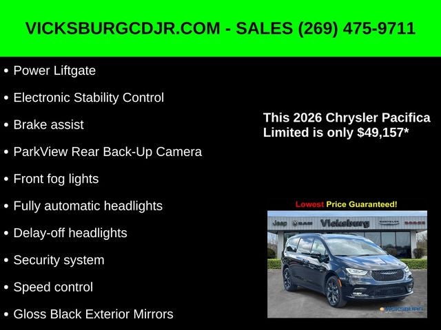 2026 Chrysler Pacifica PACIFICA LIMITED AWD