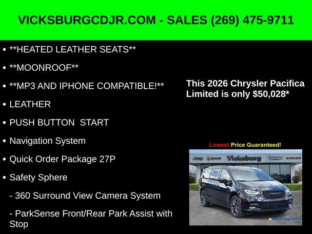 2026 Chrysler Pacifica PACIFICA LIMITED AWD