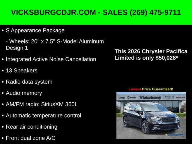 2026 Chrysler Pacifica PACIFICA LIMITED AWD