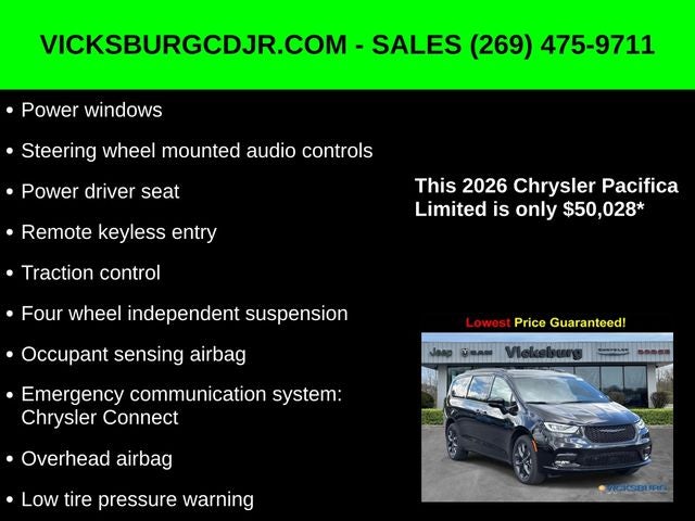 2026 Chrysler Pacifica PACIFICA LIMITED AWD