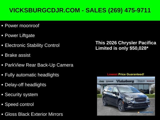 2026 Chrysler Pacifica PACIFICA LIMITED AWD