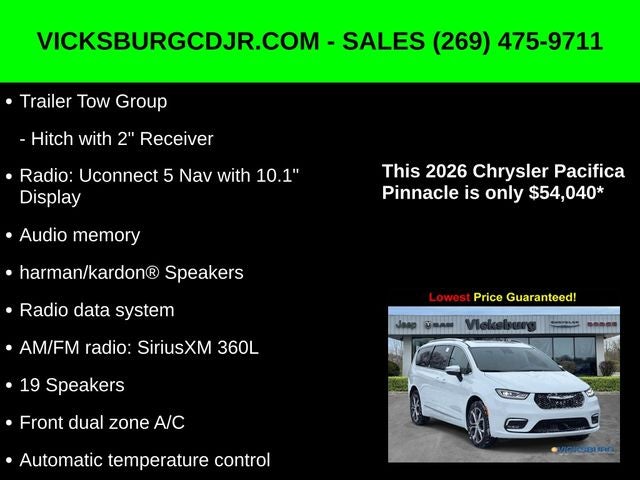 2026 Chrysler Pacifica PACIFICA PINNACLE AWD