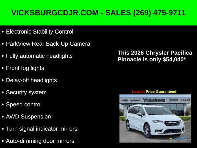 2026 Chrysler Pacifica PACIFICA PINNACLE AWD