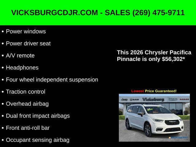 2026 Chrysler Pacifica PACIFICA PINNACLE AWD
