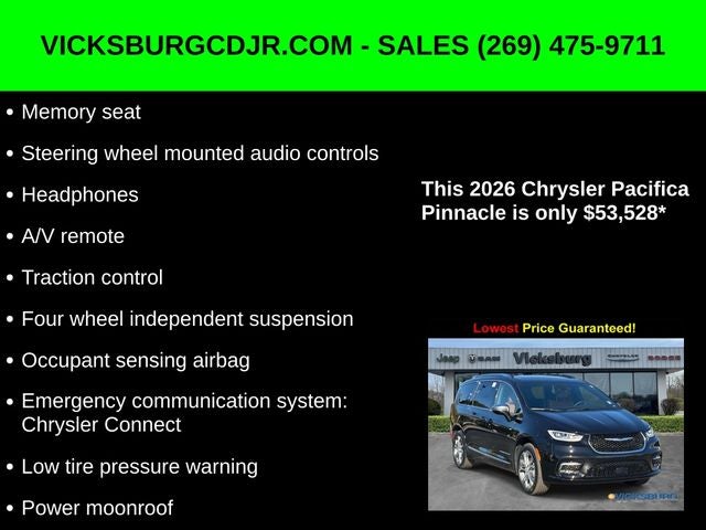 2026 Chrysler Pacifica PACIFICA PINNACLE AWD