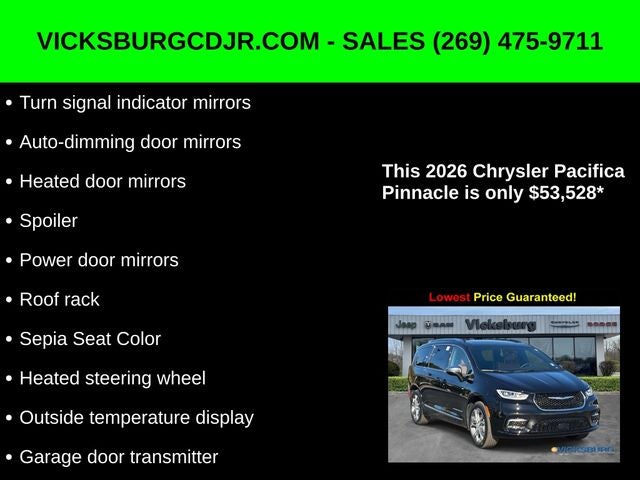 2026 Chrysler Pacifica PACIFICA PINNACLE AWD