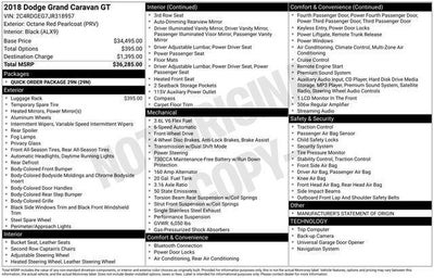 2018 Dodge Grand Caravan GT