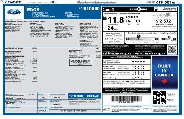 2016 Ford Edge SEL