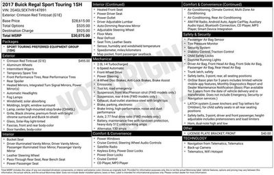 2017 Buick Regal Turbo Sport Touring