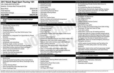 2017 Buick Regal Turbo Sport Touring