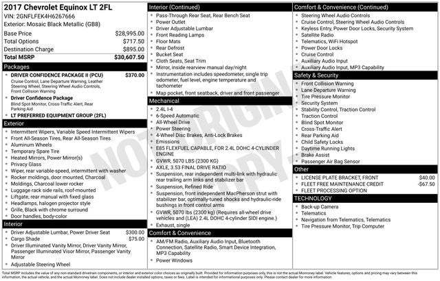 2017 Chevrolet Equinox LT