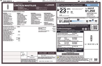 2019 Lincoln Nautilus Reserve