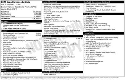 2020 Jeep Compass Latitude 4x4