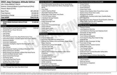 2022 Jeep Compass Altitude 4x4