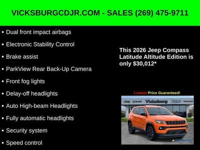 2026 Jeep Compass COMPASS LATITUDE ALTITUDE 4X4