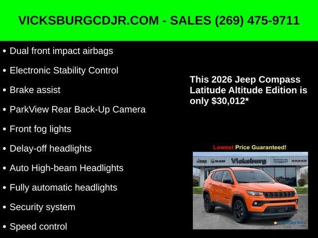 2026 Jeep Compass COMPASS LATITUDE ALTITUDE 4X4