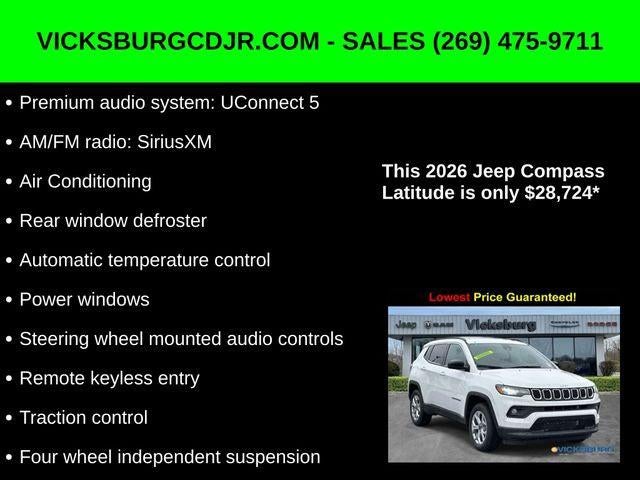 2026 Jeep Compass COMPASS LATITUDE 4X4