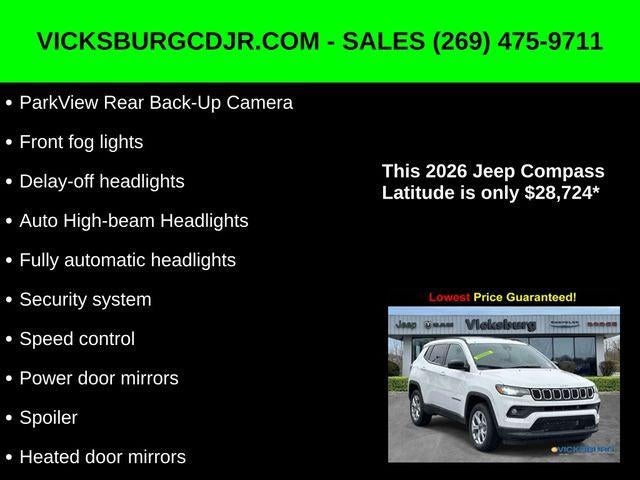 2026 Jeep Compass COMPASS LATITUDE 4X4