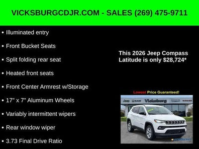 2026 Jeep Compass COMPASS LATITUDE 4X4