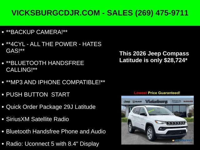 2026 Jeep Compass COMPASS LATITUDE 4X4