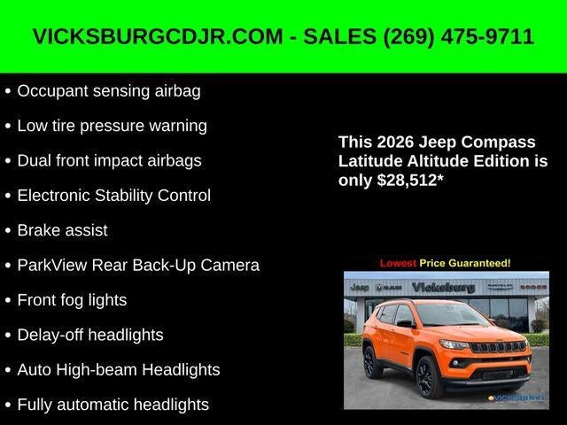 2026 Jeep Compass COMPASS LATITUDE ALTITUDE 4X4