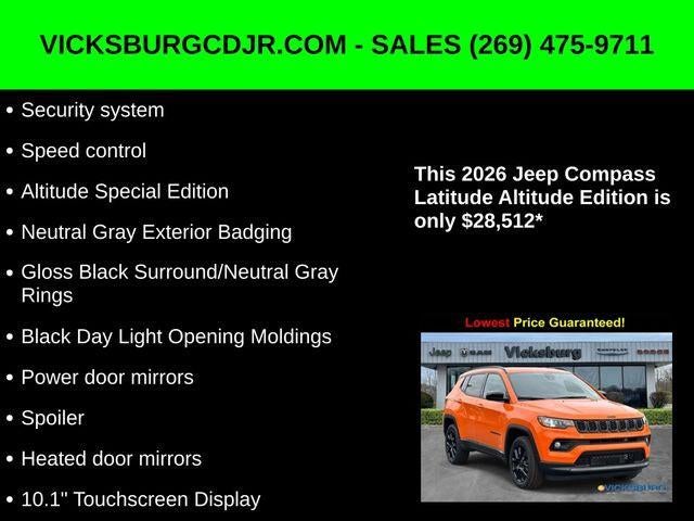 2026 Jeep Compass COMPASS LATITUDE ALTITUDE 4X4