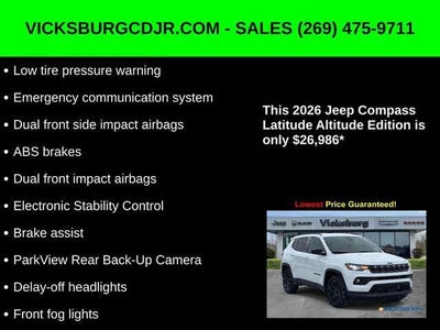 2026 Jeep Compass COMPASS LATITUDE ALTITUDE 4X4